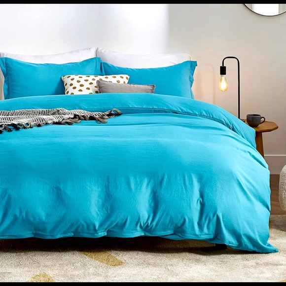 Pottery Barn Teen Bedding Tiffany Blue Duvet Cover And Pillow Set